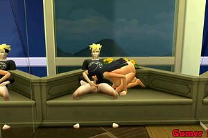 hinata craves boruto's balls over naruto