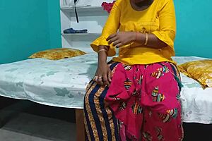 Pampa in a yellow dress