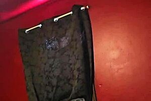 pregnant milf with big tits enjoys sex and creampie at 5.5 months