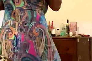 Anna Maria The Mature Latina Models Her New Sundress For Everyone