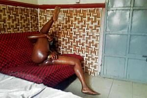 Queensandypussy Doggy Finding Or Riding Monster Cock?