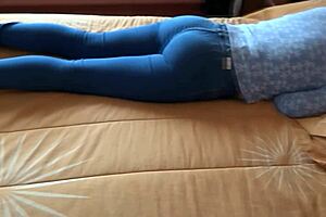 Stepson Spies And Makes Me Cum On Tits Hard