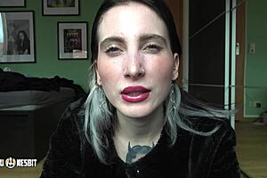 lou nesbit and lia louise play horny stepmother fantasy with dirty talk and femdom