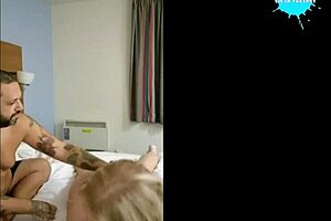 Mature pinky pussy riding out of hotel, big ass fingering wet masturbation.