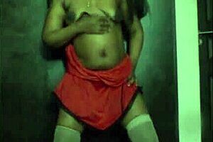 tatiana dances and undresses on stage