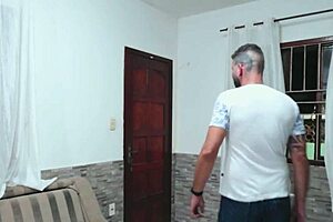 Cum on my neighbor's hard cock
