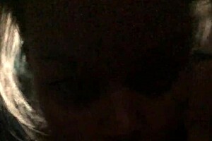 i'm giving a sloppy blowjob to that blonde milf mammabear, it's so intense