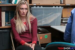 Stepdaughter Fucks for Her Shoplifting Stepmom's Freedom