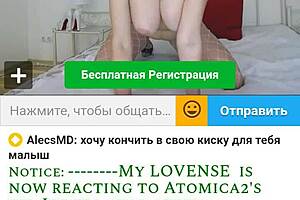 is this blonde milf sexywishenka masturbating on webcam?