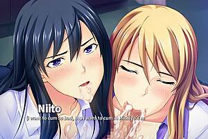 Mommy sensei horny homework ep3 threesome blowjob