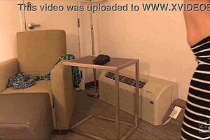 brunette sinn sage shows off her big tits in lingerie