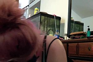 Bound Milf Sucks Deepthroat Without Hands Blindfolded