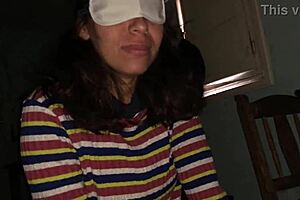 They have a mature Argentinian woman in the first scene giving her blindfold blowjob