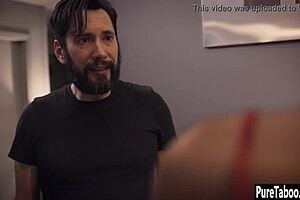 i can't believe how sexy brunette milf gets fucked so hard after blowjob, her tits bouncing