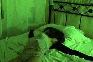 Masked stranger fucks longhaired beauty