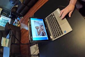 Danni, help out this sexy stranger with your big tits?