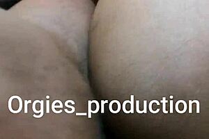 fucking my hot ebony milf wife in missionary.