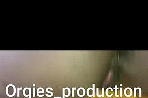 fucking my hot ebony milf wife in missionary.