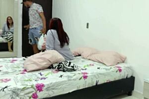 How Does This Man Please Me With Deepthroat And Big Cock In My Room?