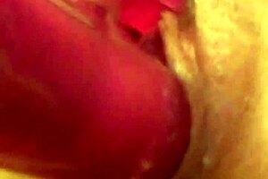 Milf Dominates with Dildo Play