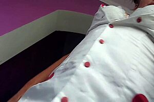 follow these jerk off instructions from the milf brunette