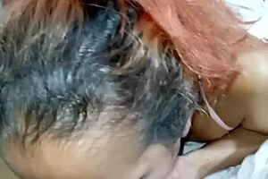 a sensual milf subtly reveals her juicy pussy and expertly handles a blowjob to completion