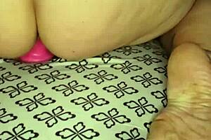 Riding Dildo With Intense Pleasure