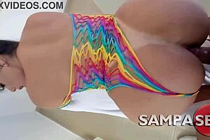 bigass queen regina rizzi gets double creampie in hot milf anal and pussy action