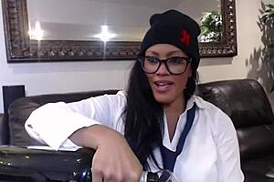 Cougar Maxine X Dildo Fucks Herself In Two Outfits