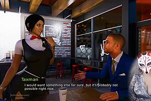 anna shows exciting affection in playful fox adult visual novel