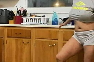 Sultry Latina nurse dances hot