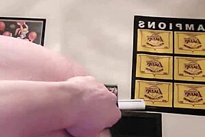 The husband makes his wife's pussy squirt all over his face during sexy sex