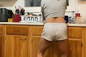 Sultry Latina nurse dances hot