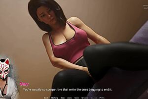 In A Scent 4, the busty MILF gets corrupted in the game