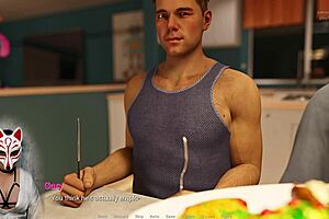 In A Scent 4, the busty MILF gets corrupted in the game