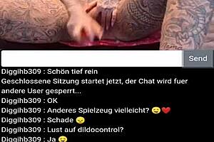 Good looking German milf with large bust does a sensual twerking show on webcam