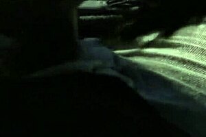 A real hooker gave a car blowjob in public.