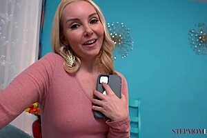 blonde stepmom aaliyah love gets her pussy fucked hard by anthony pierce's big dick in pov blowjob scene
