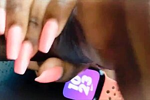 ebony milf sucks stunning bbc, begging for rough pounding now!