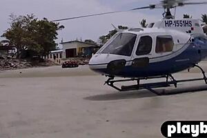 Did you see these beautiful babes surfing naked with big tits?