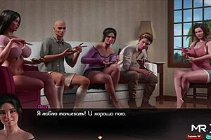 Treasure of Nadia: cum inside wife's ass in toilet, anime hentai MILF anal fuck with cum.