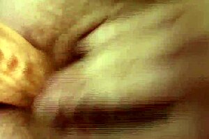 Italian blonde milf masturbates with mouthpieces on camera