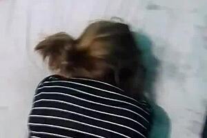 Intense doggystyle action on king size bed