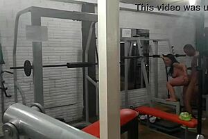 Aluna's trainer and ebony inked MILF split