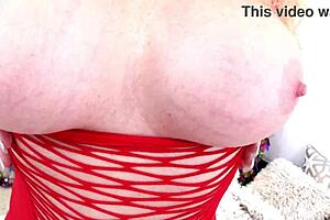 Alexa Night Chritmas Gift Blowjob Cougar Milf Big Cock Pov Blowjob And Cum Facial