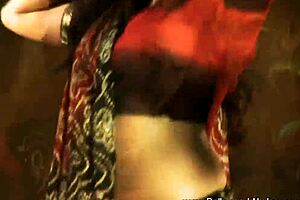 The Beautiful Indian Lady Receives A Sensual Massage From An Amateur In A Mysterious Setting.