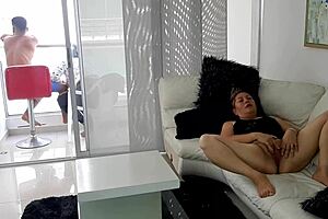 I caught my stepmother masturbating