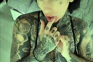 check out melody radford's hot tattooed dance