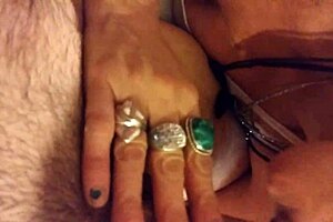 i'm watchin my ex suckin it good, but she's so amatuer at blowjobs