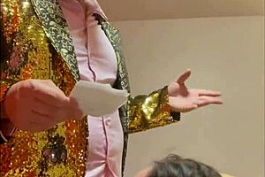 mchenry cruiser gets a blowjob as he performs standup comedy with big tits milf brunette